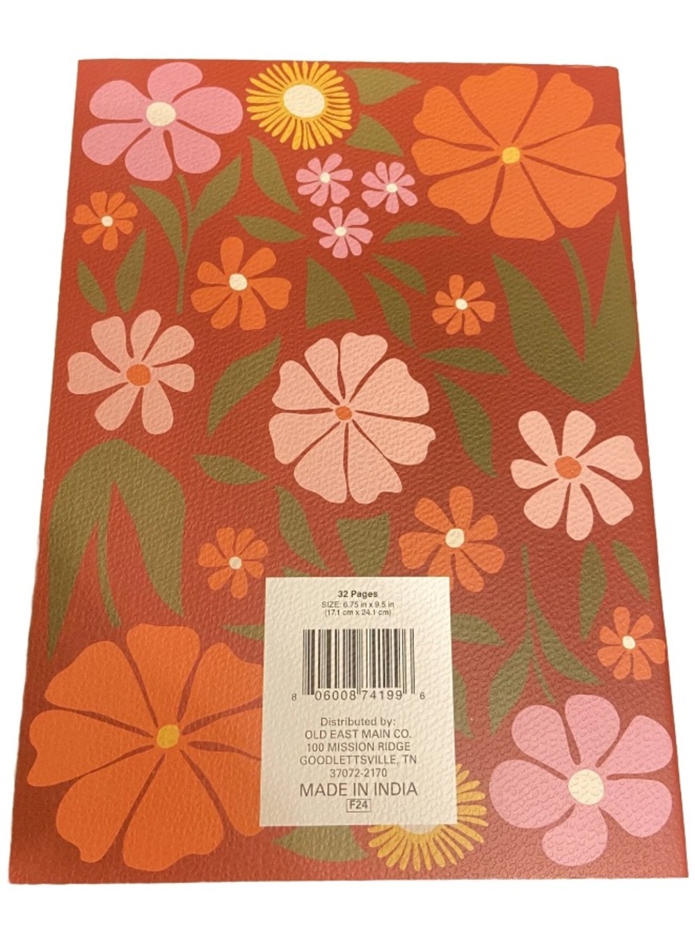 2025 Floral Cover Planner & Agenda 32 Pages 6.75 X 9.5 Paperboard Lot Of 5. - Picture 2 of 6